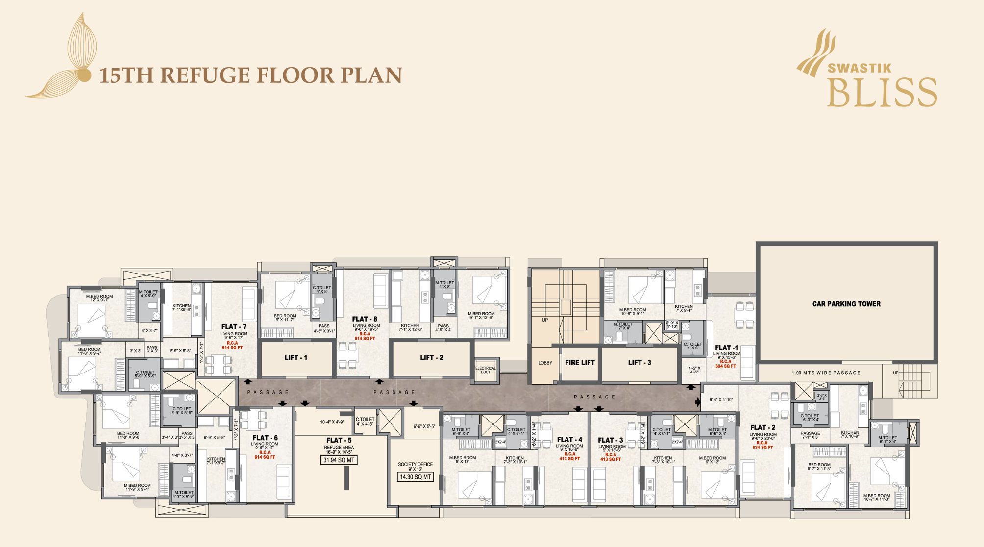 Swastik-Bliss-Refuge-Floor-Plan-8th-Floor
